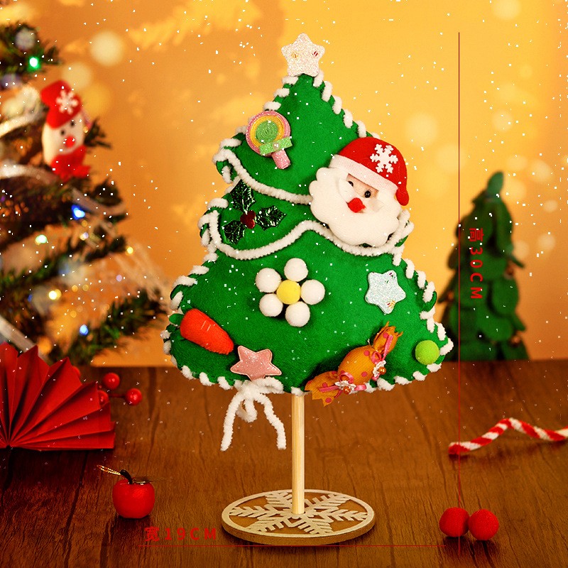 Christmas gifts Handmade diy non-woven Christmas children's kit Christmas Christmas tree decoration