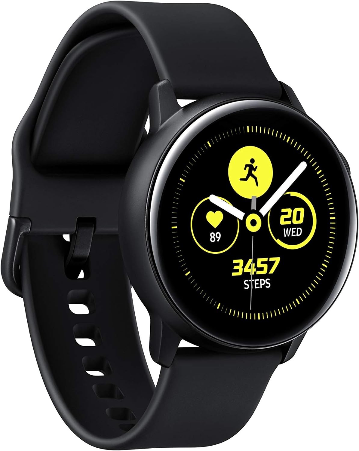 SAMSUNG Galaxy Watch Active (40MM, GPS, Bluetooth ) Smart Watch with Fitness Tracking, and Sleep Analysis - Black  (US Version)
